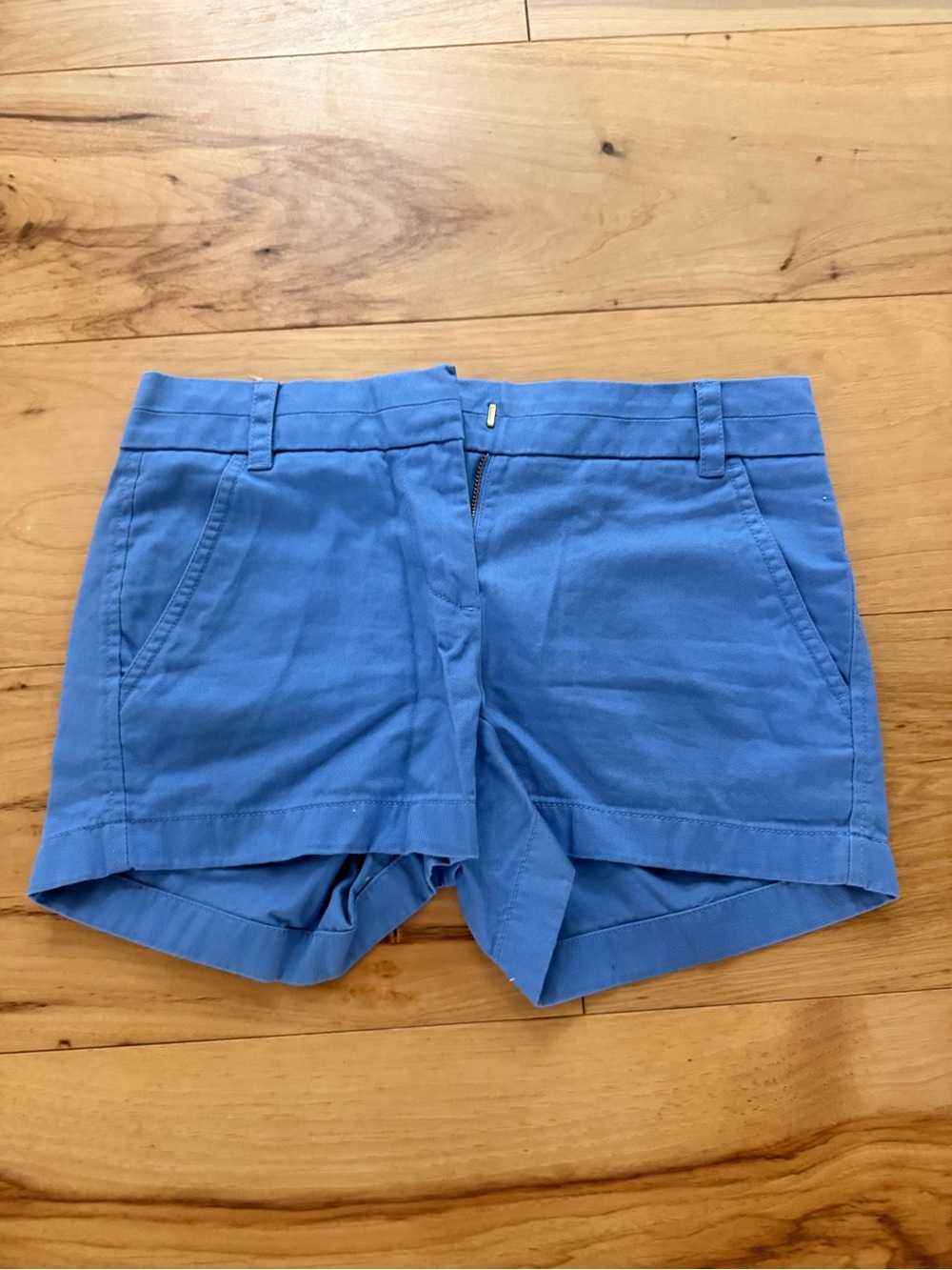 JCREW chino shorts harbor blue size 000
